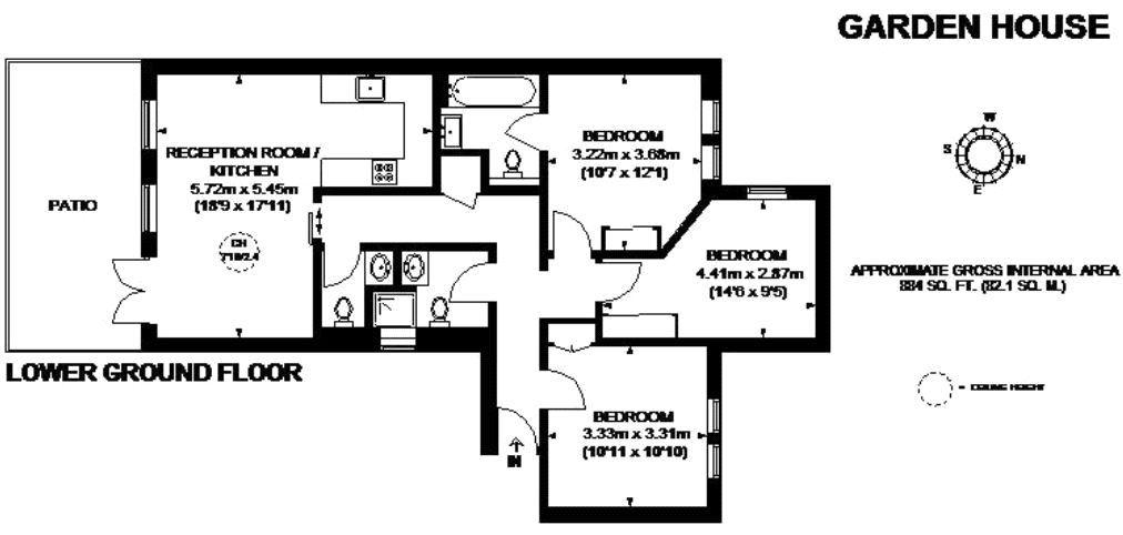 3 Bedrooms Flat to rent in Kensington Gardens Square, London W2