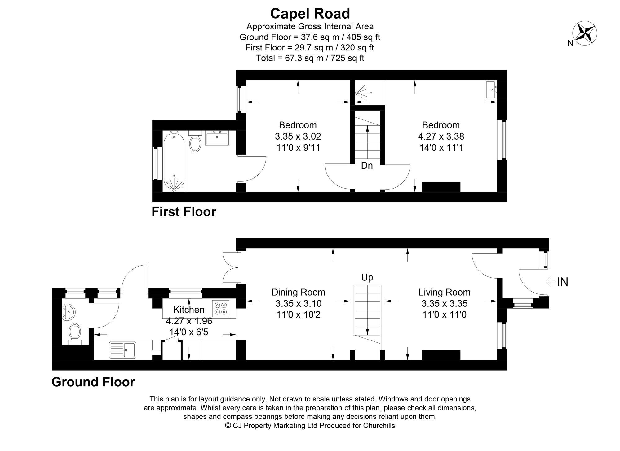16 Capel Road, Watford floorplan