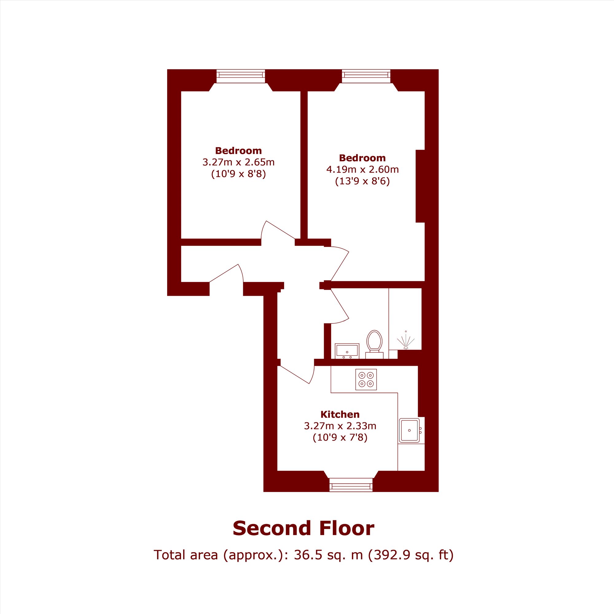 Old Brompton Road, London floorplan