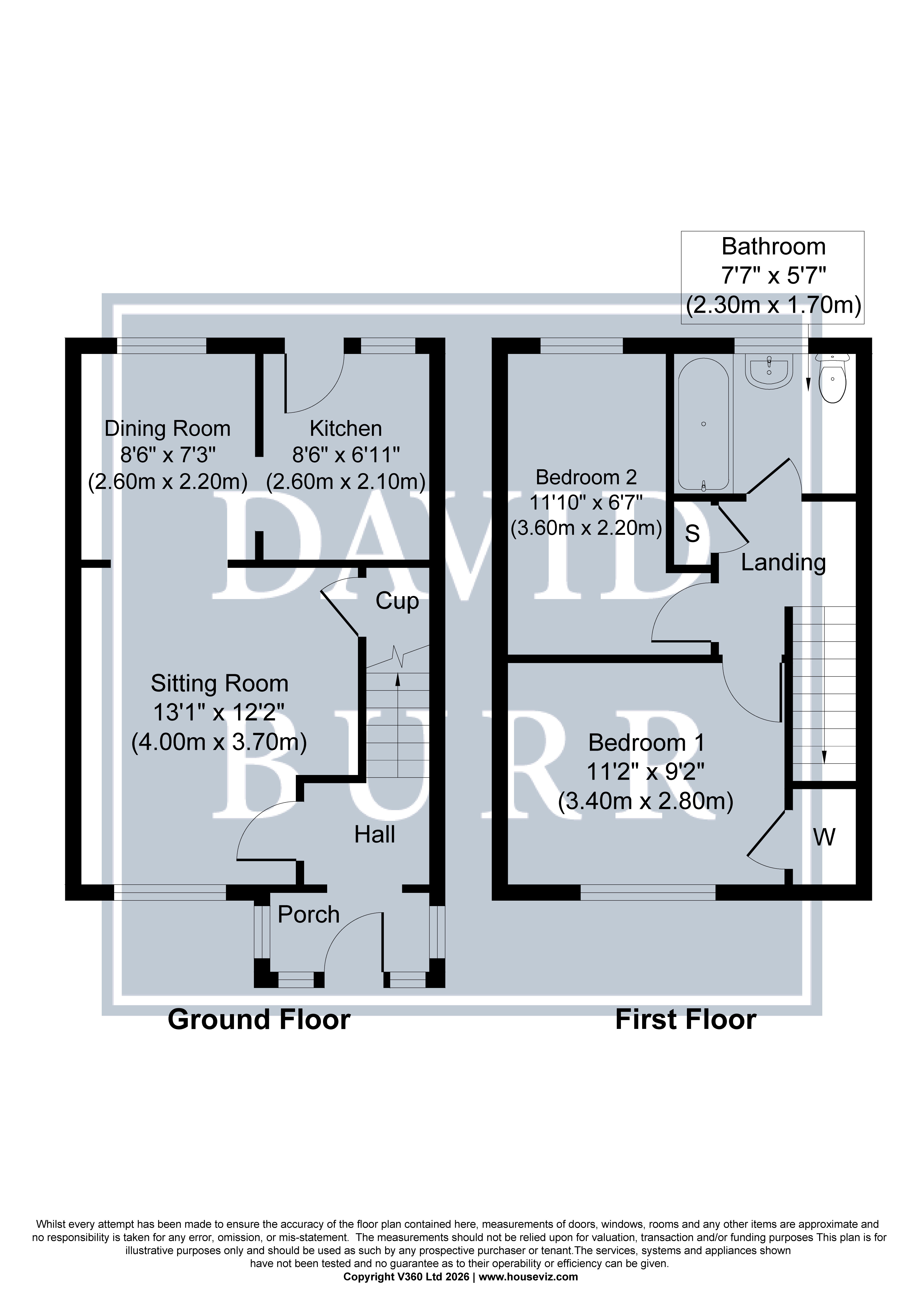 32, Paddock Way, Bury St. Edmunds floorplan