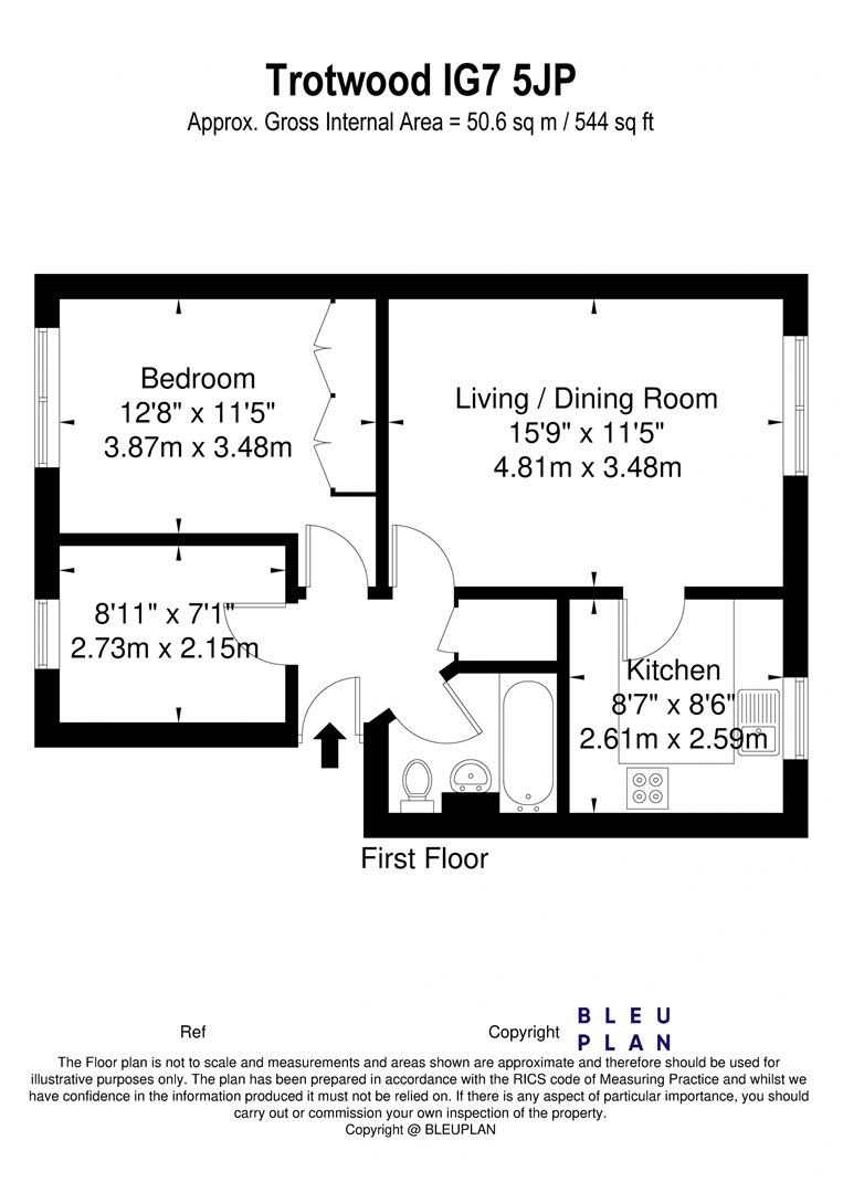97, Trotwood, Essex floorplan