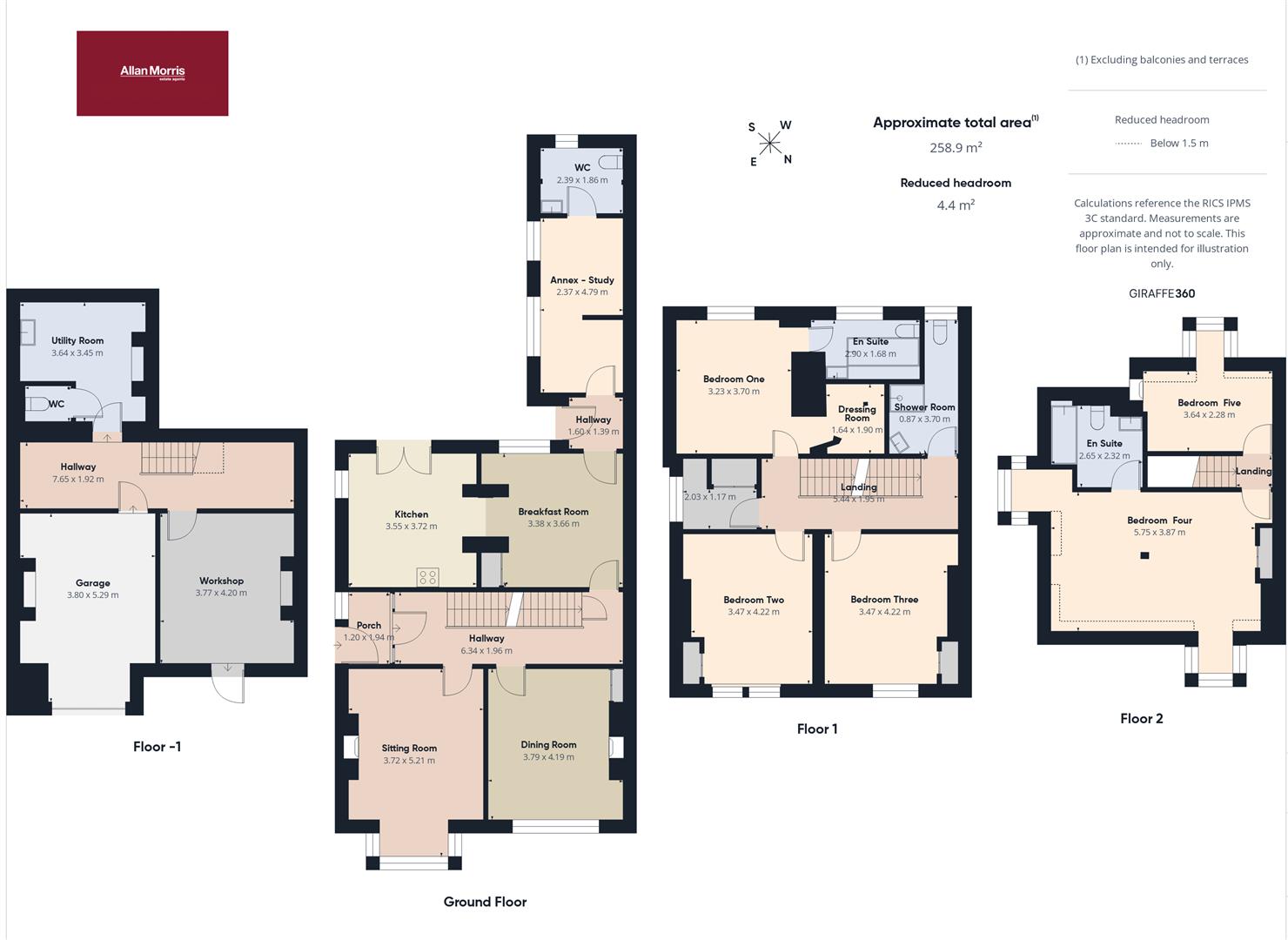 37, Hornyold Road, Malvern floorplan