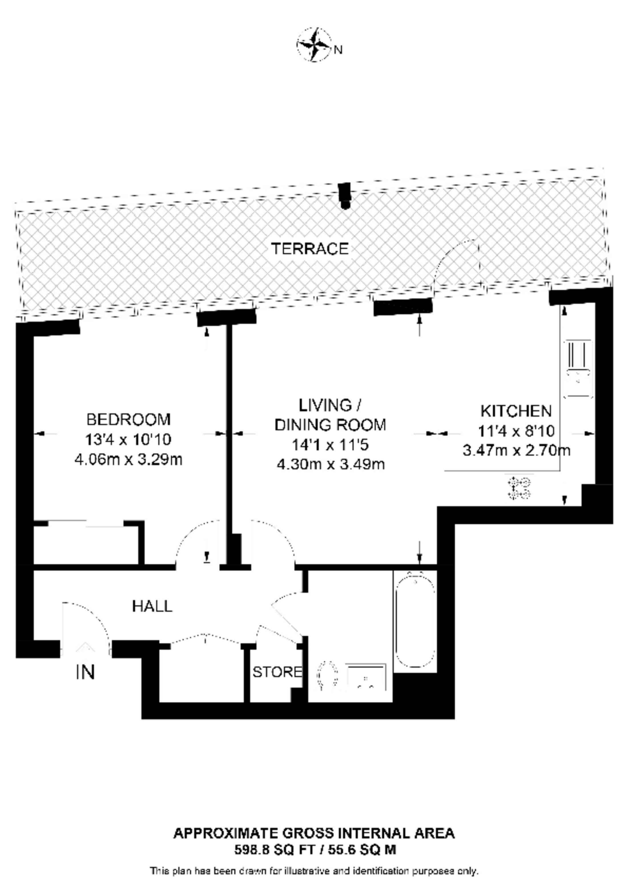 Barry Blandford Way, E3, Bow floorplan