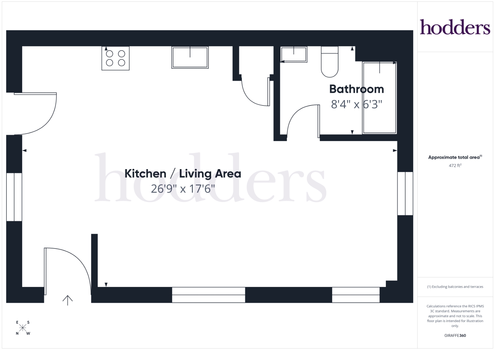 Flat 2 Lantern House,, Gogmore Lane, Chertsey floorplan