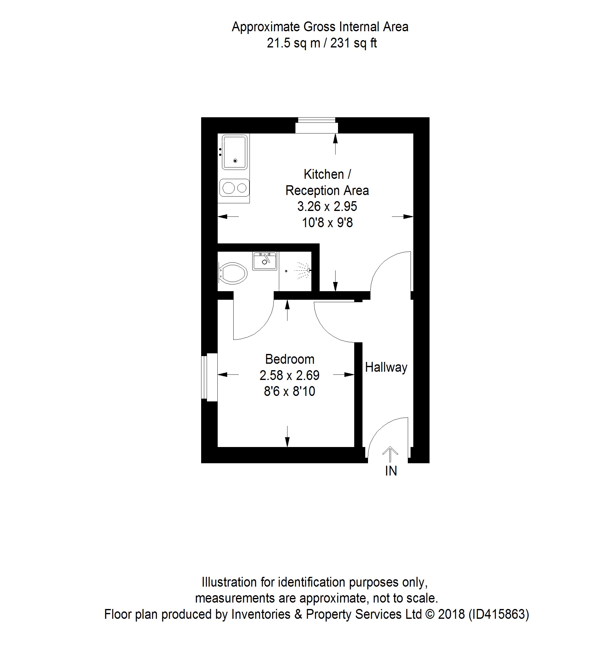 1 Bedrooms Flat to rent in High Street, Woking GU21