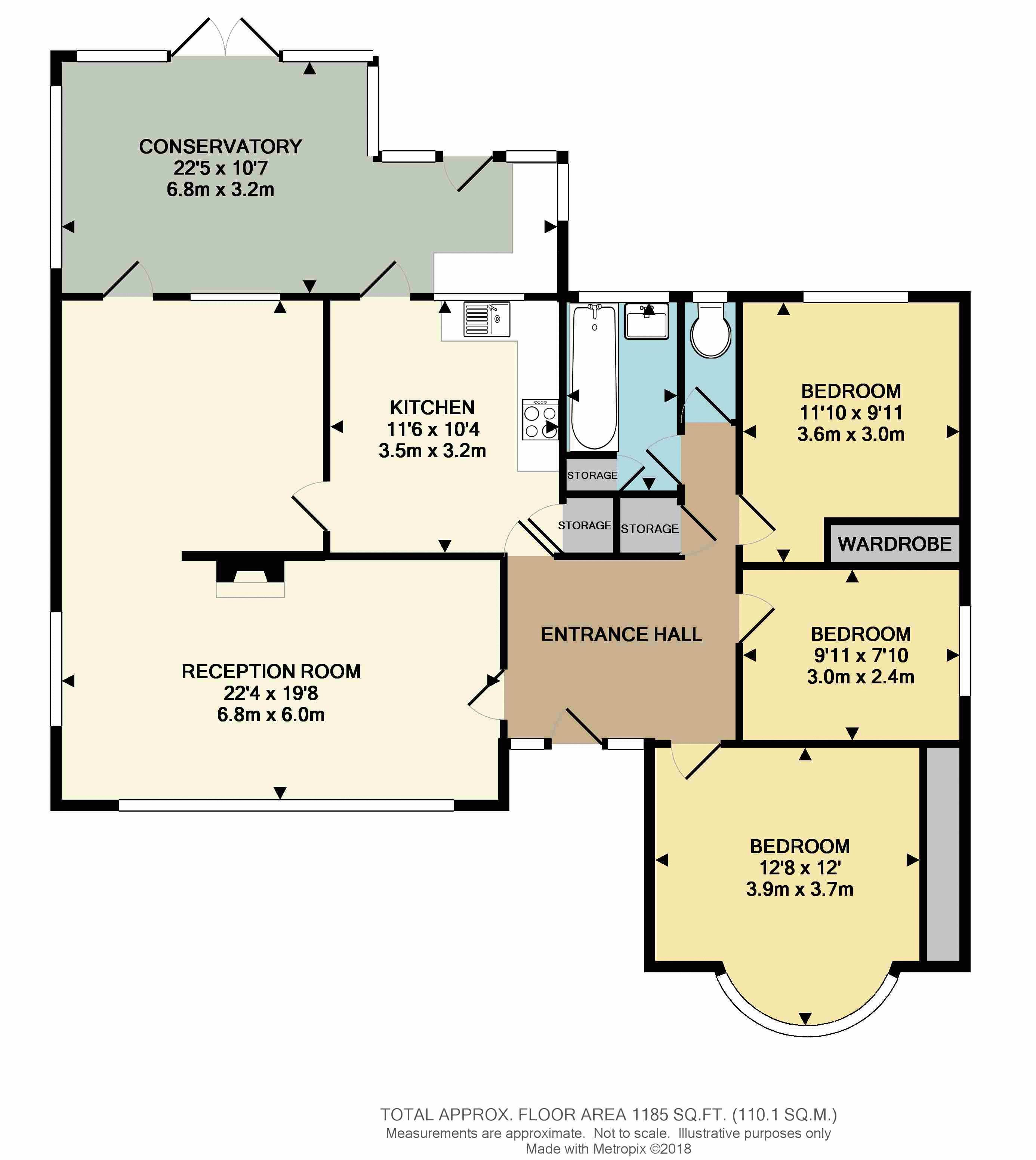 3 Bedrooms Detached bungalow to rent in Firs Road, Kenley CR8