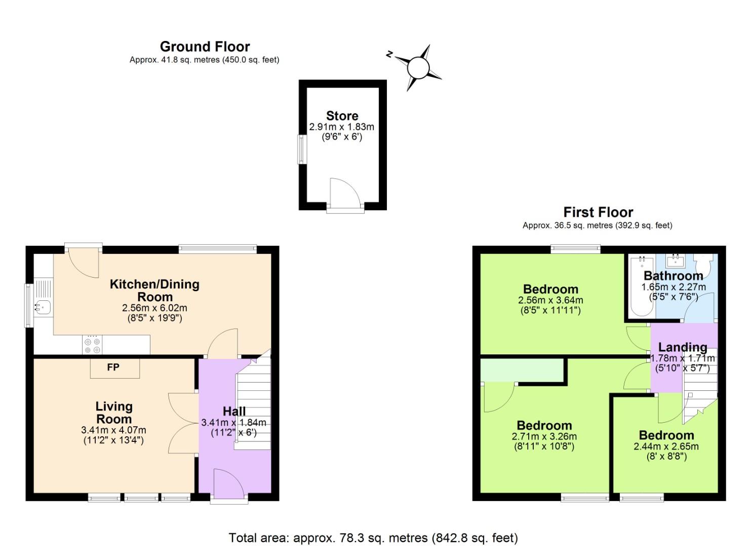 46, Holme Avenue, Loughborough floorplan