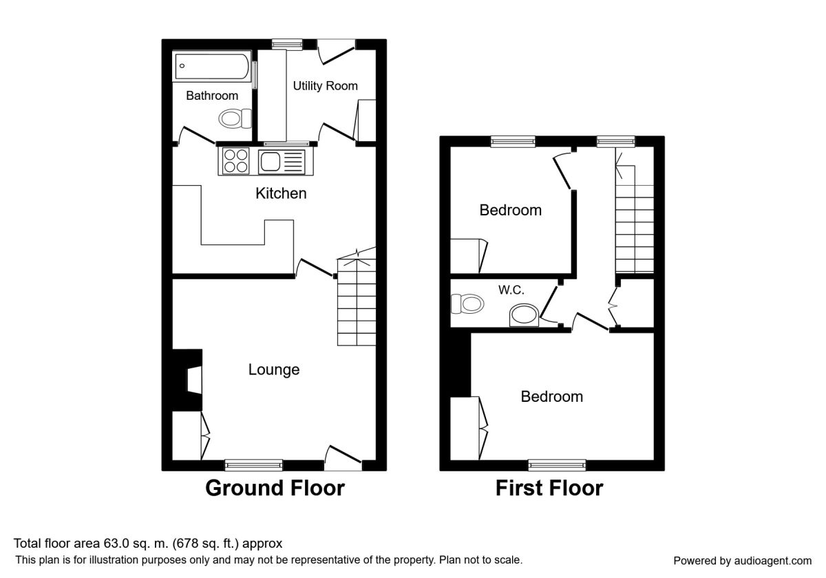 2 Bedrooms Terraced house to rent in Beaconsfield Terrace, Catterall, Preston PR3