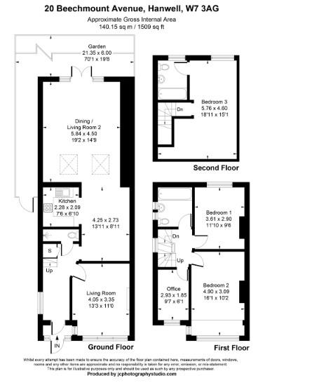 20, Beechmount Avenue, London floorplan