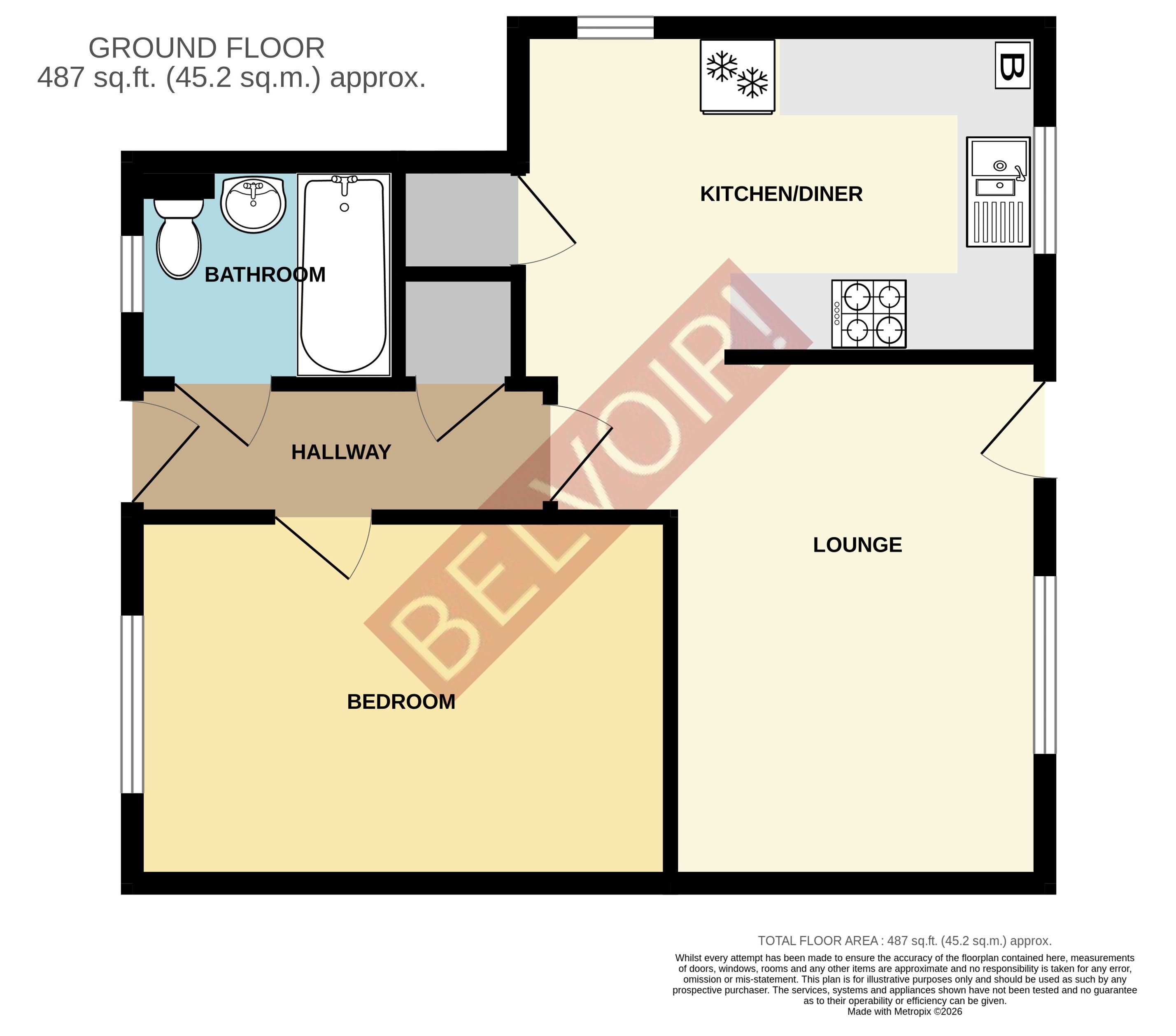 30B, Greenfield Avenue, Ickleford floorplan
