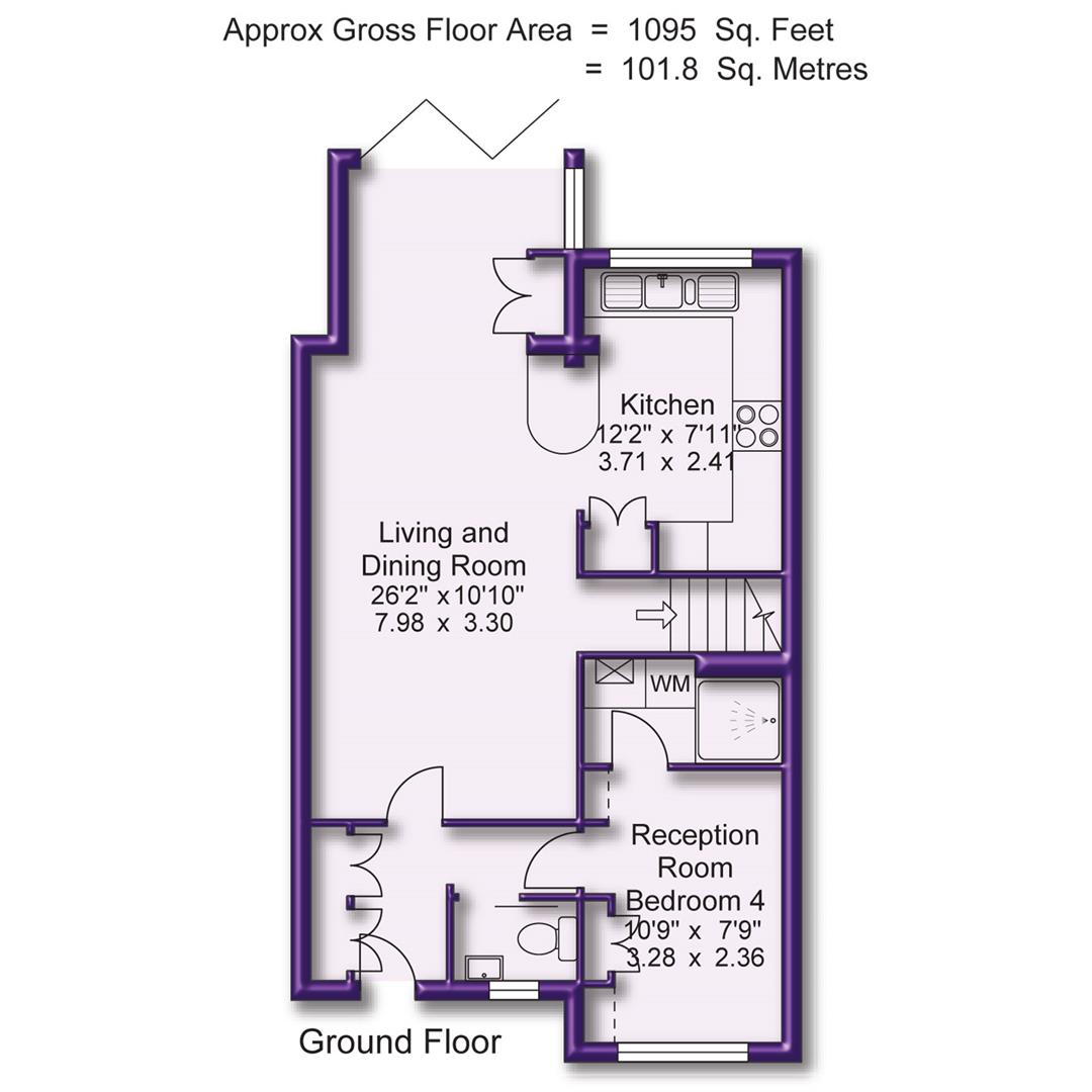 9, Albert Square, Altrincham floorplan