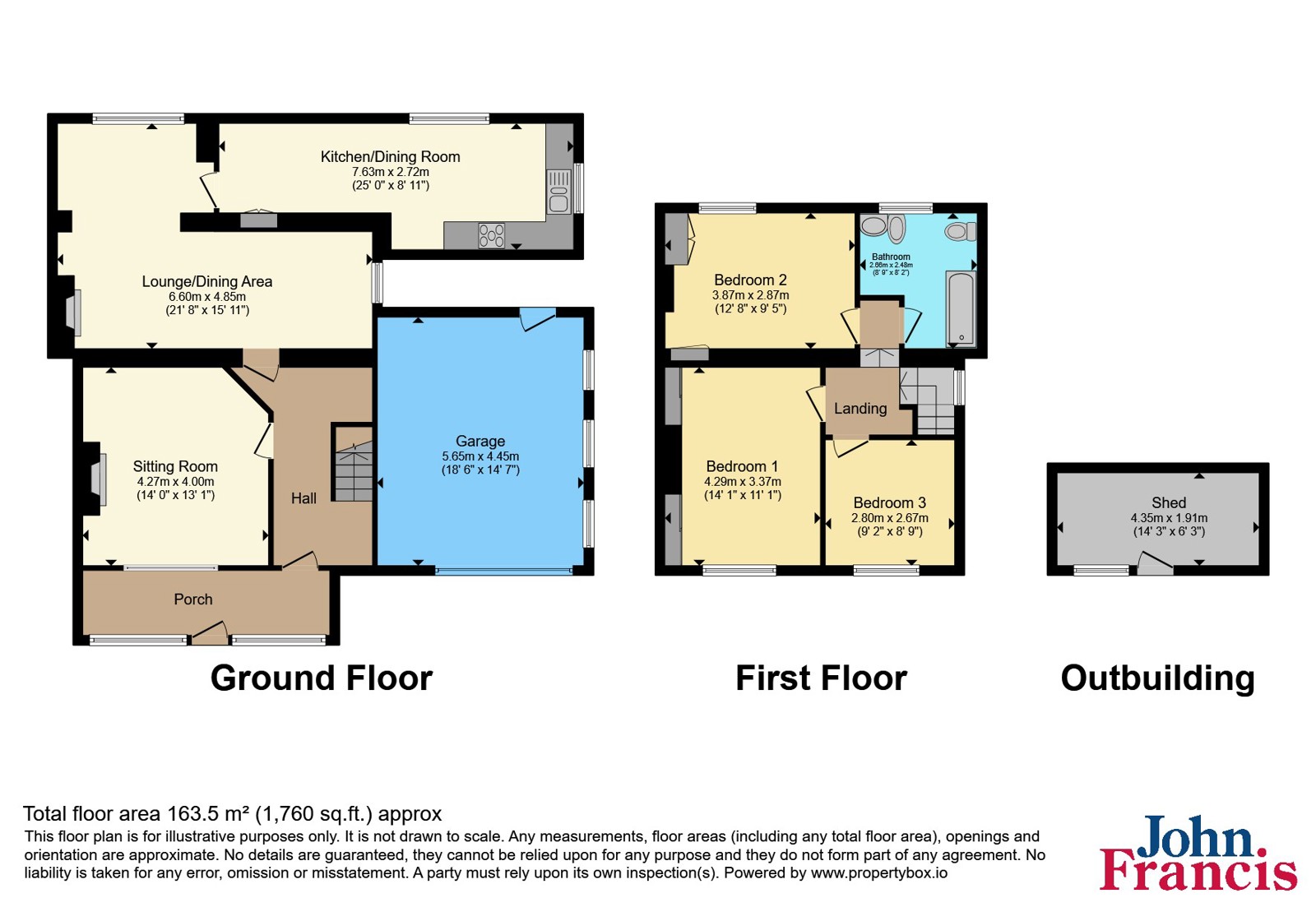 67, Parklands Road, Ammanford floorplan