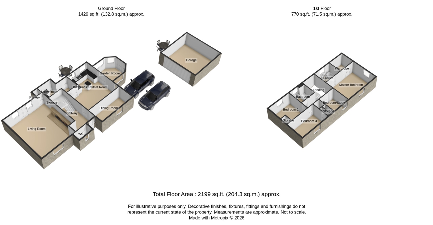 8, Waterloo Close, Grantham floorplan