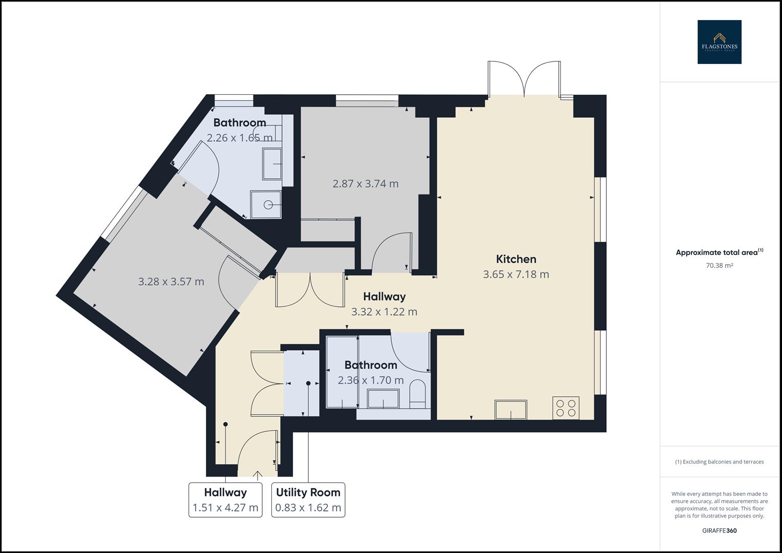 1, Ashley Road, London floorplan