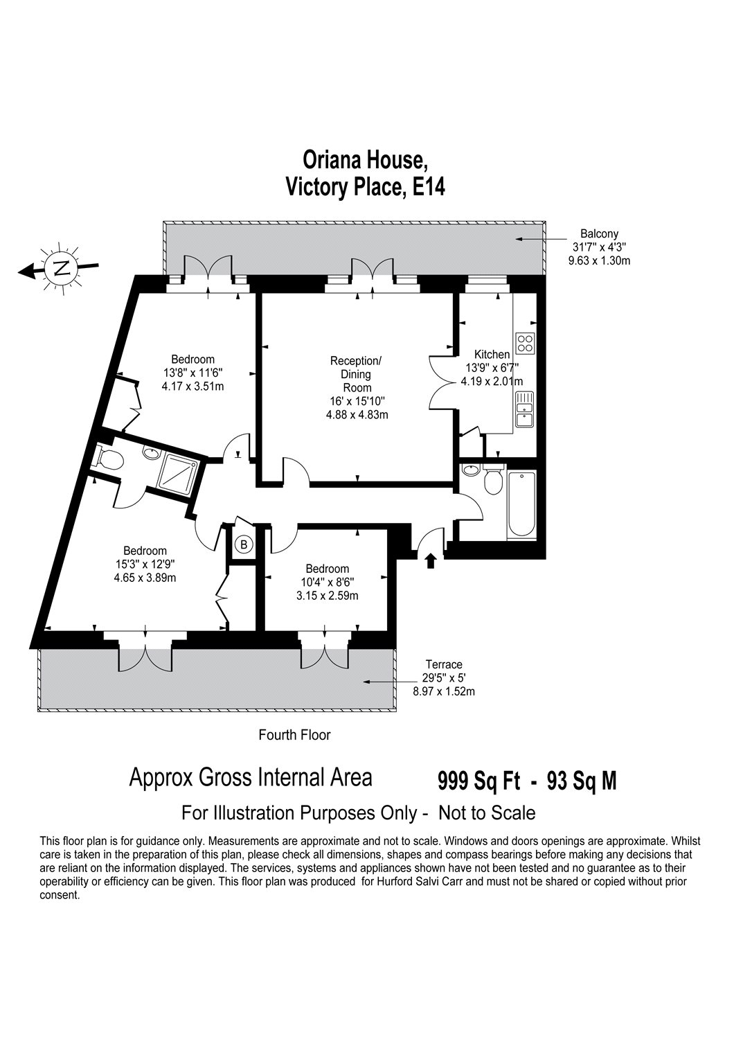 3 Bedrooms Flat for sale in Oriana House, Victory Place E14