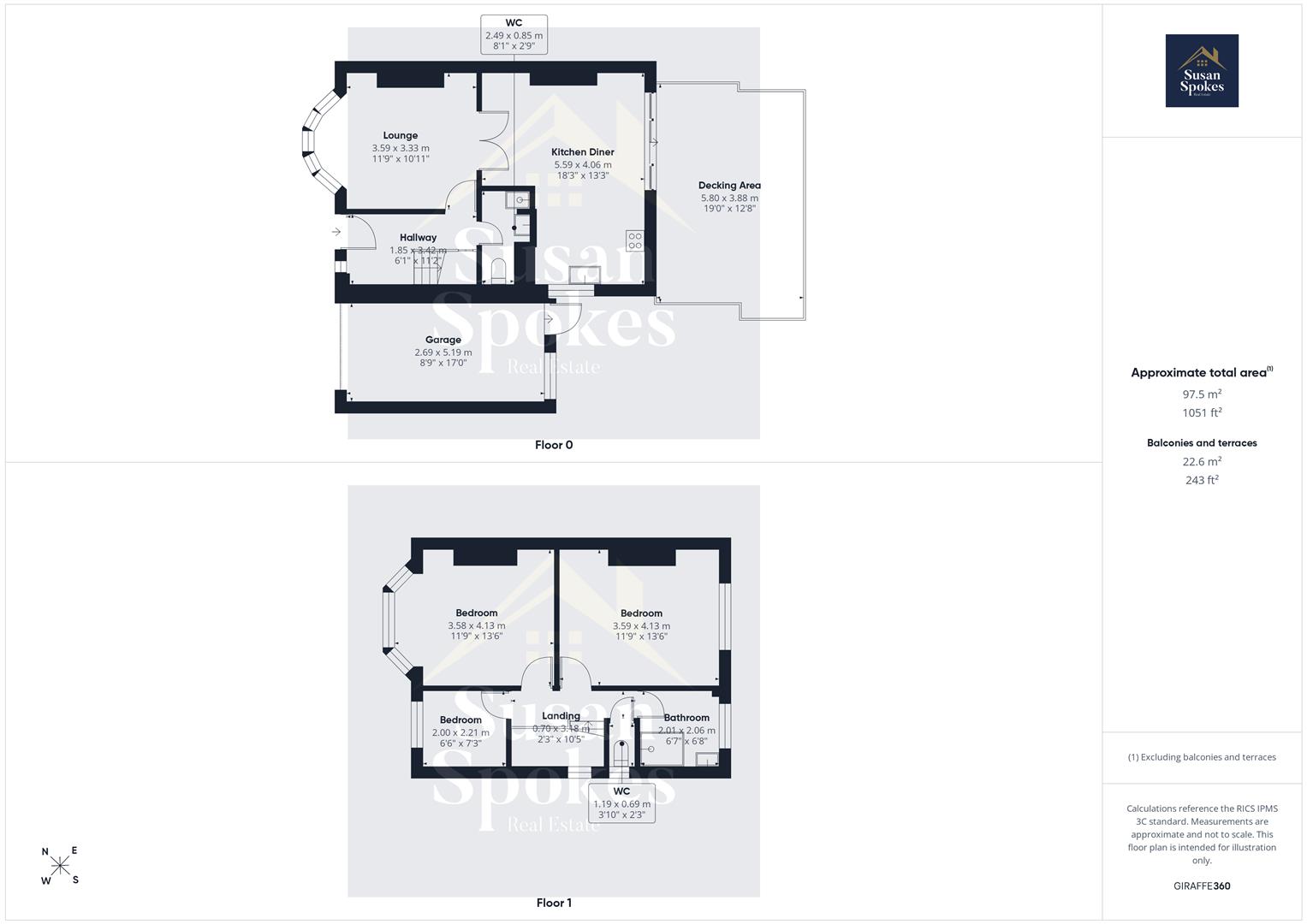 242, Mowbray Road, South Shields floorplan