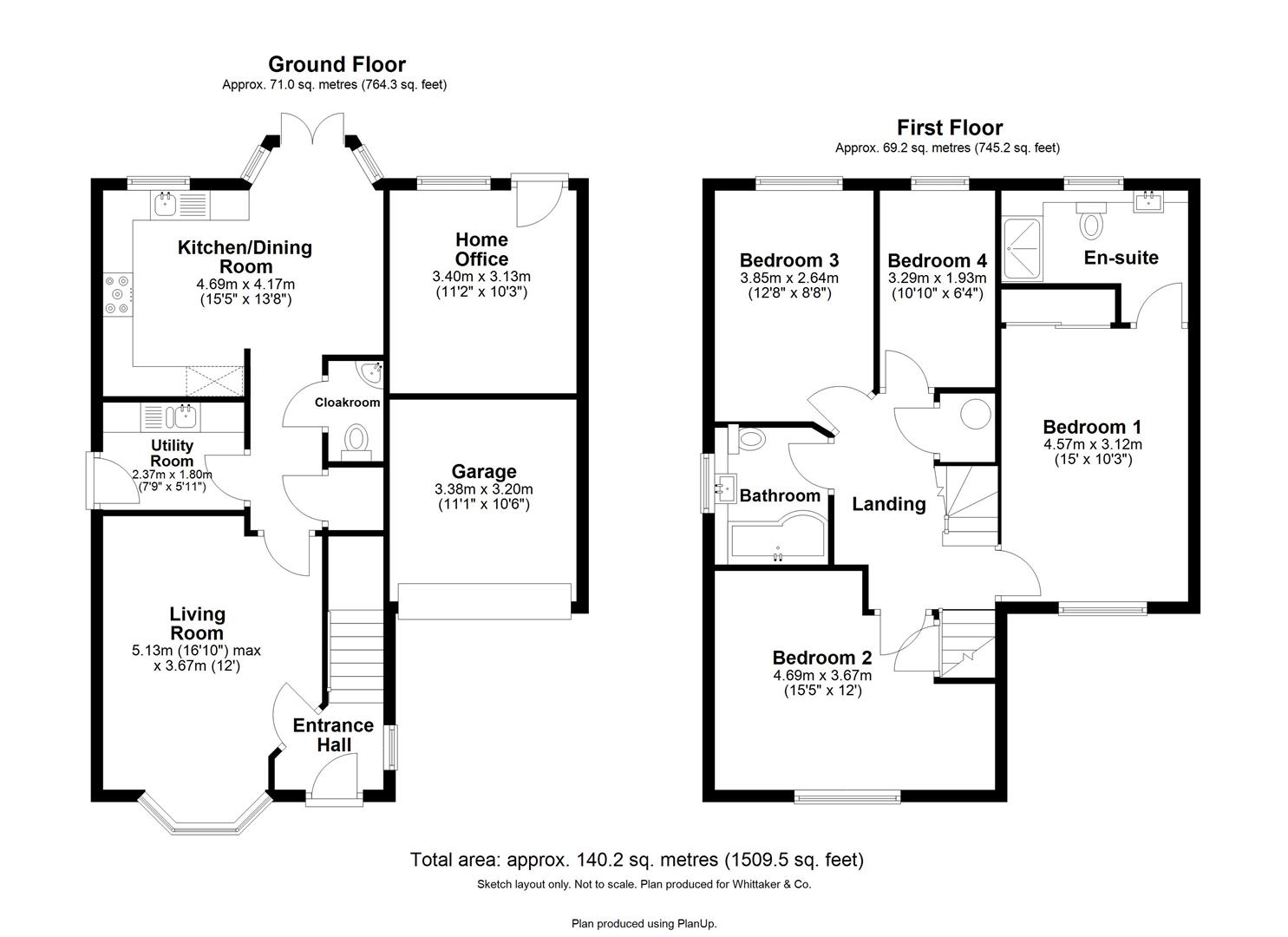 17, Probyn Close, Kimpton floorplan