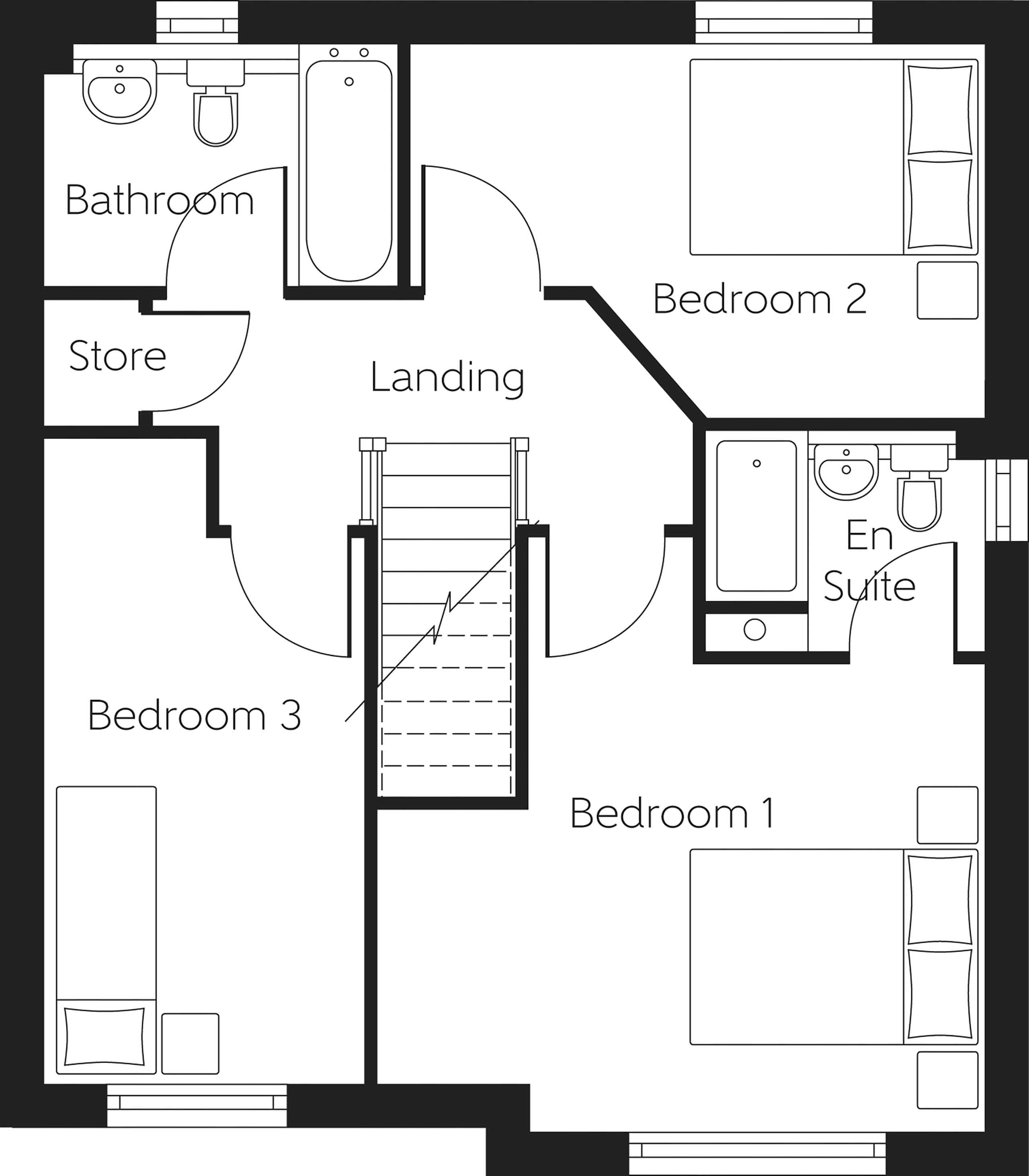 351, The Wisp, Shawfair floorplan