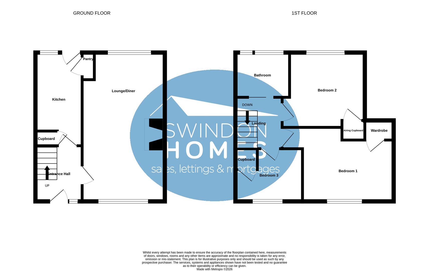 32, Carstairs Avenue, Swindon floorplan