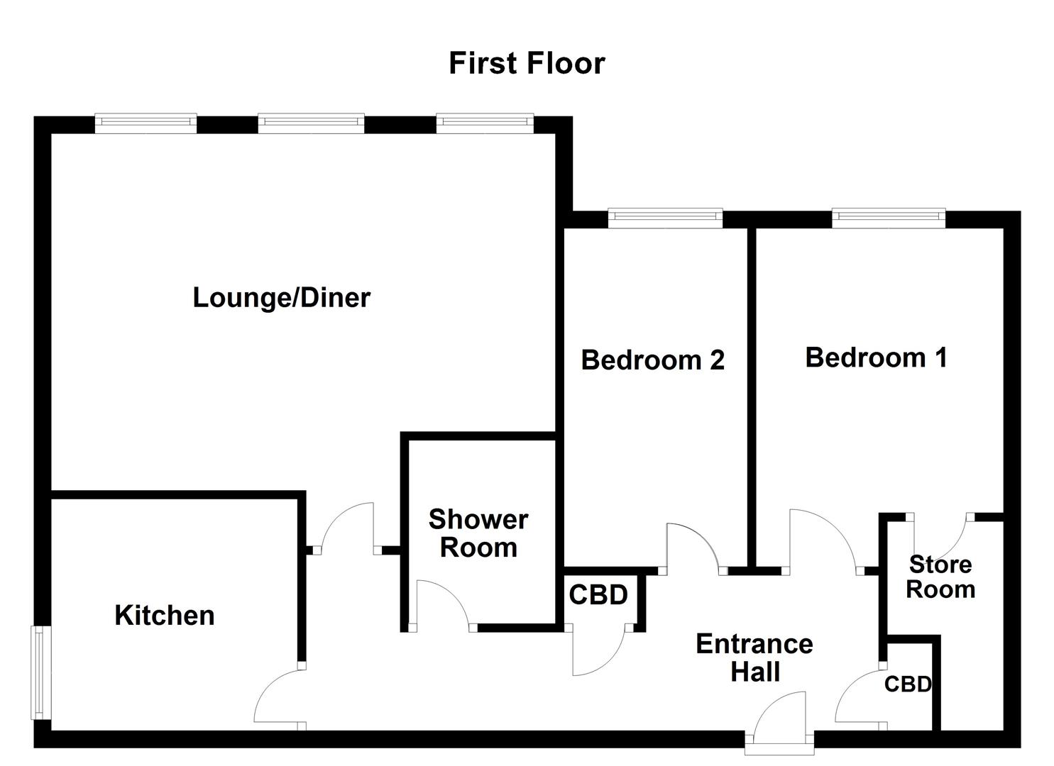 15, Prospect Place, Ossett floorplan