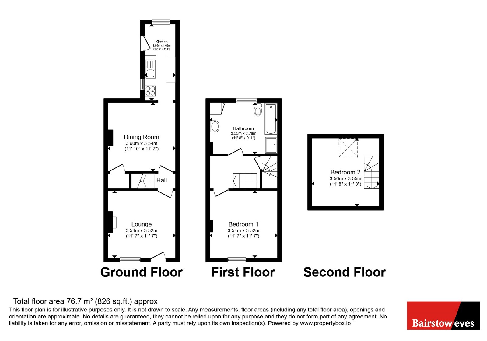 88, Carlingford Road, Nottingham floorplan