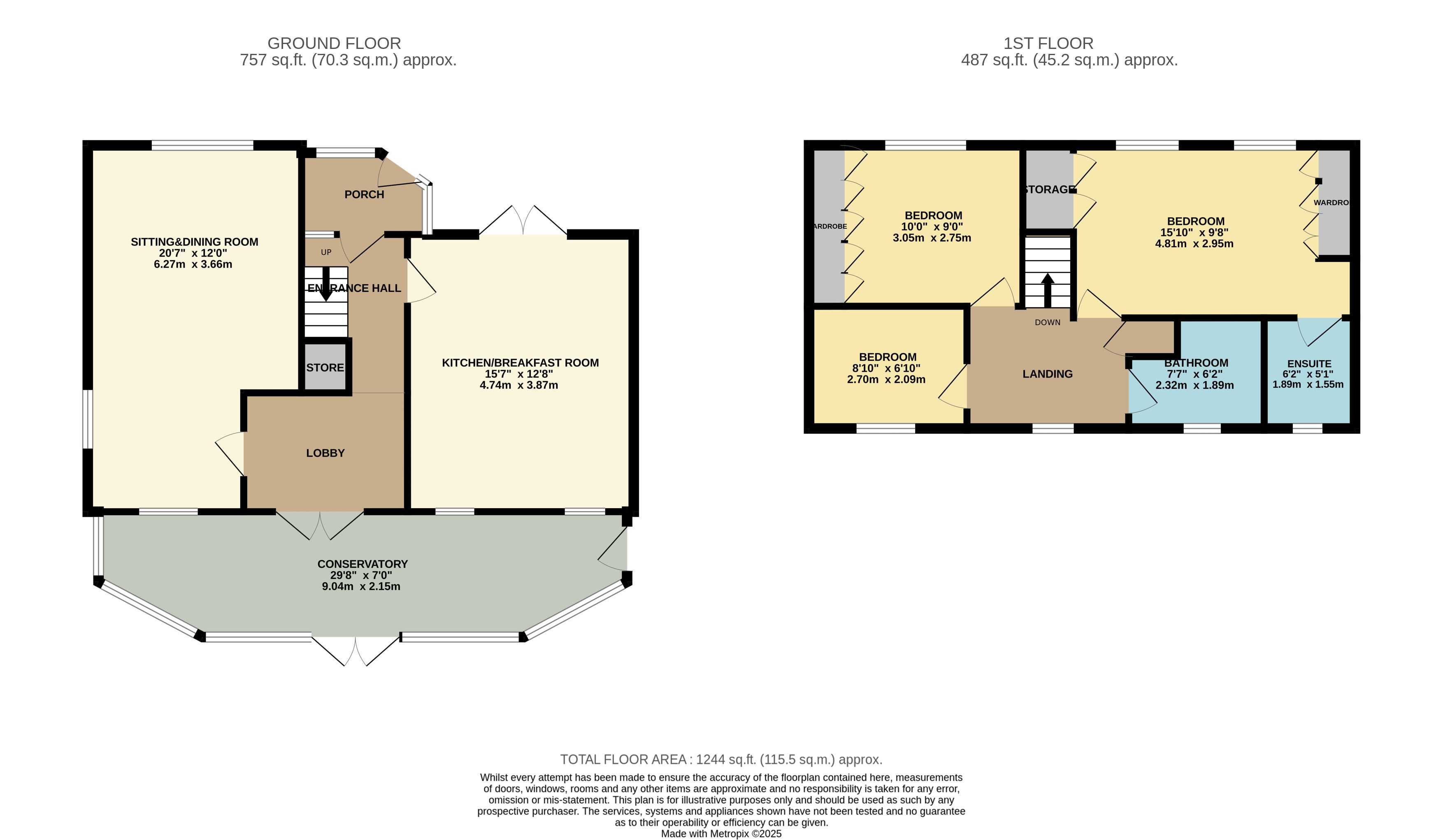 Dalia House, Starth Lane, Tansley floorplan