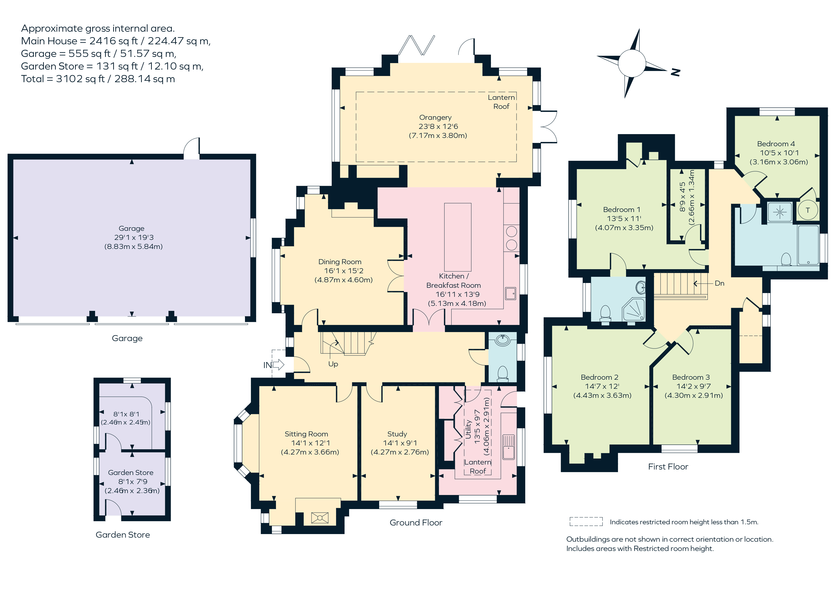 Lainston Farm House, Woodman Lane, Sparsholt floorplan