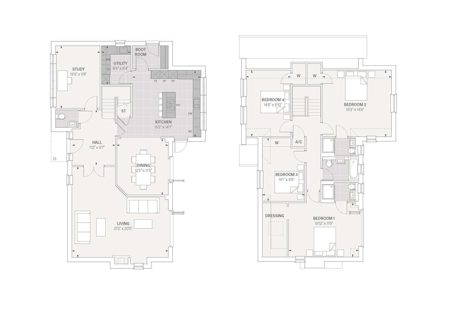 The Mulberry, Plot 3, Autumn Fields, Reading floorplan