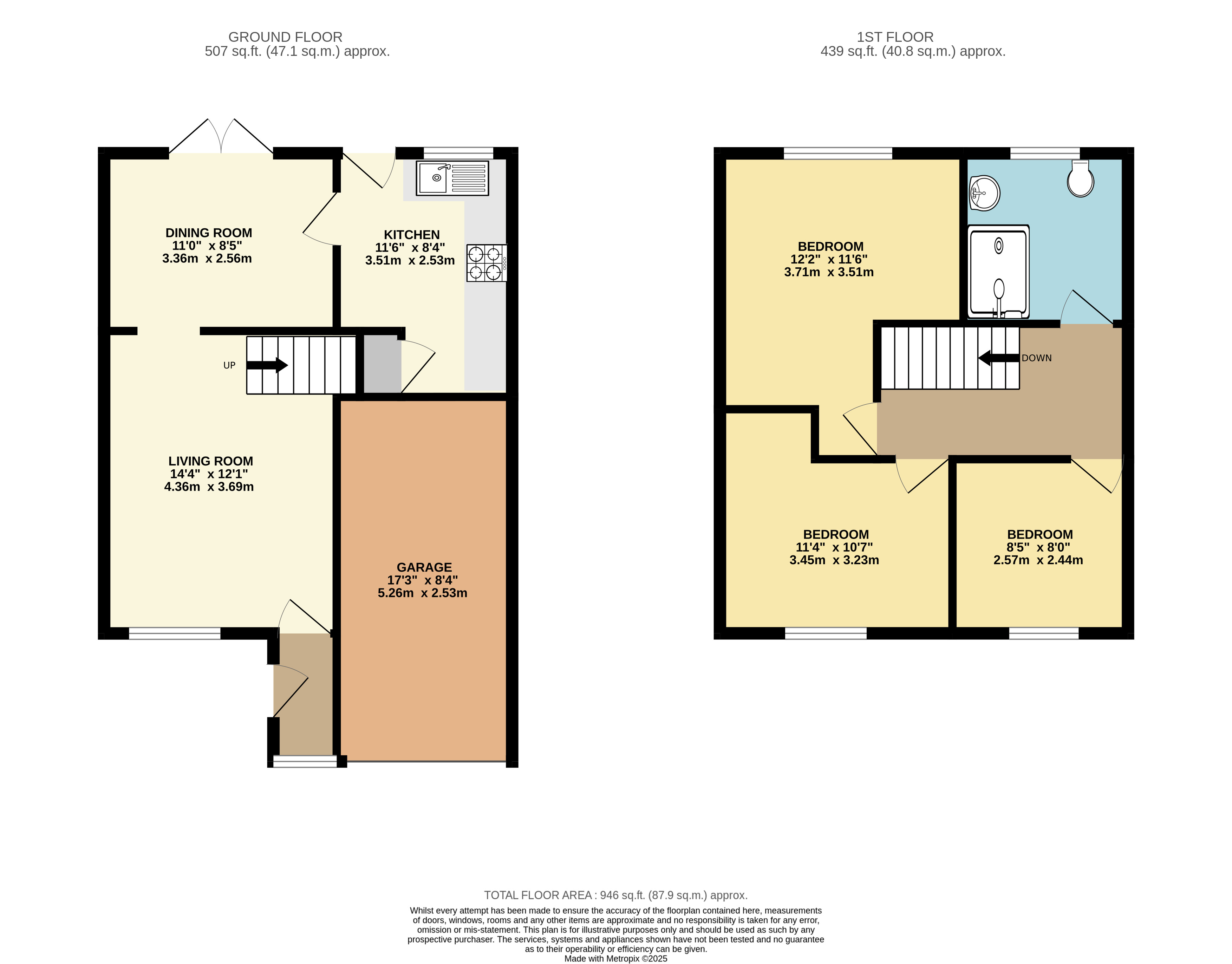 12, Rycroft, Milton Keynes floorplan