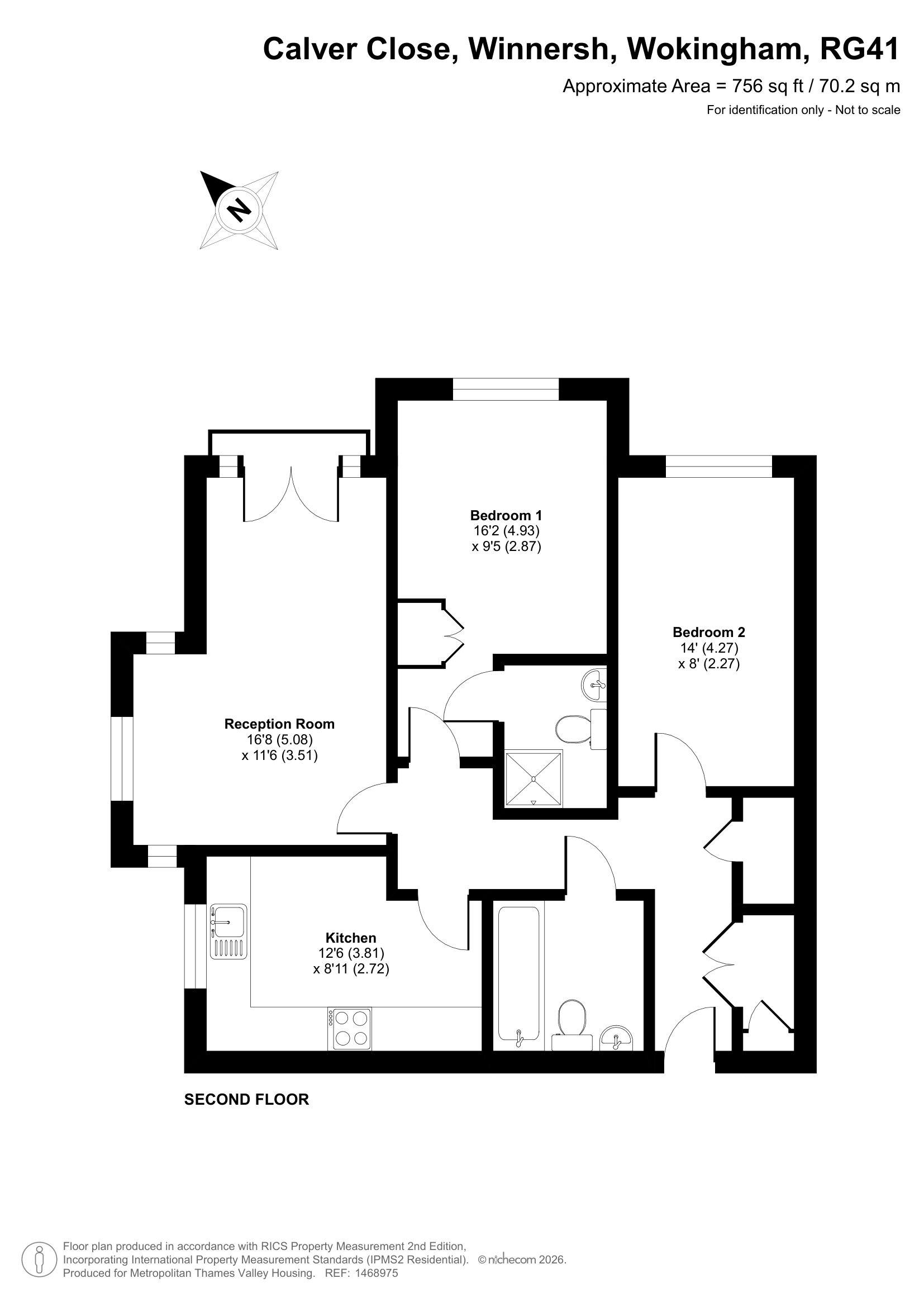 Calver Close, Wokingham floorplan