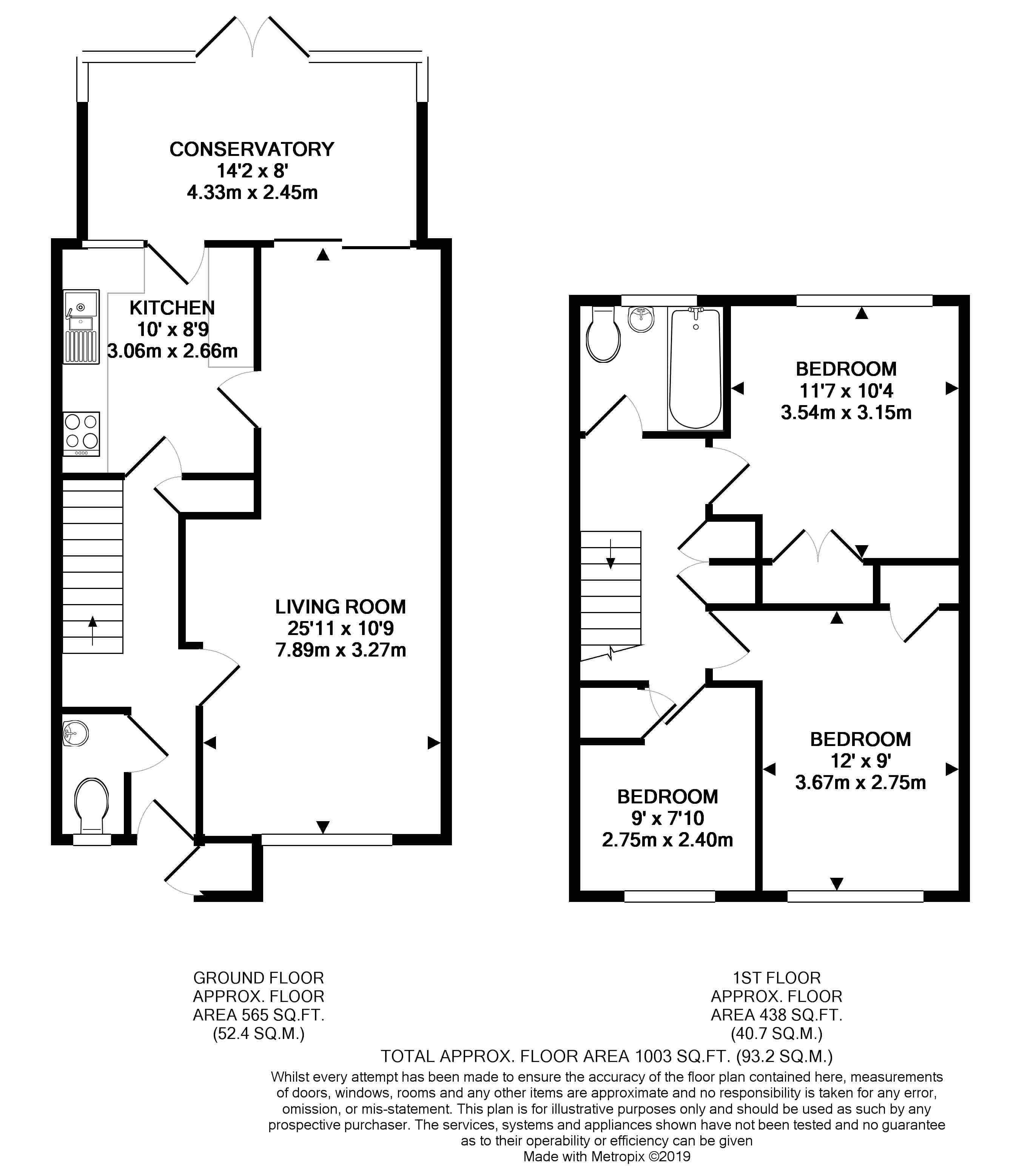 3 Bedrooms Terraced house for sale in Garbetts Way, Tongham, Farnham GU10