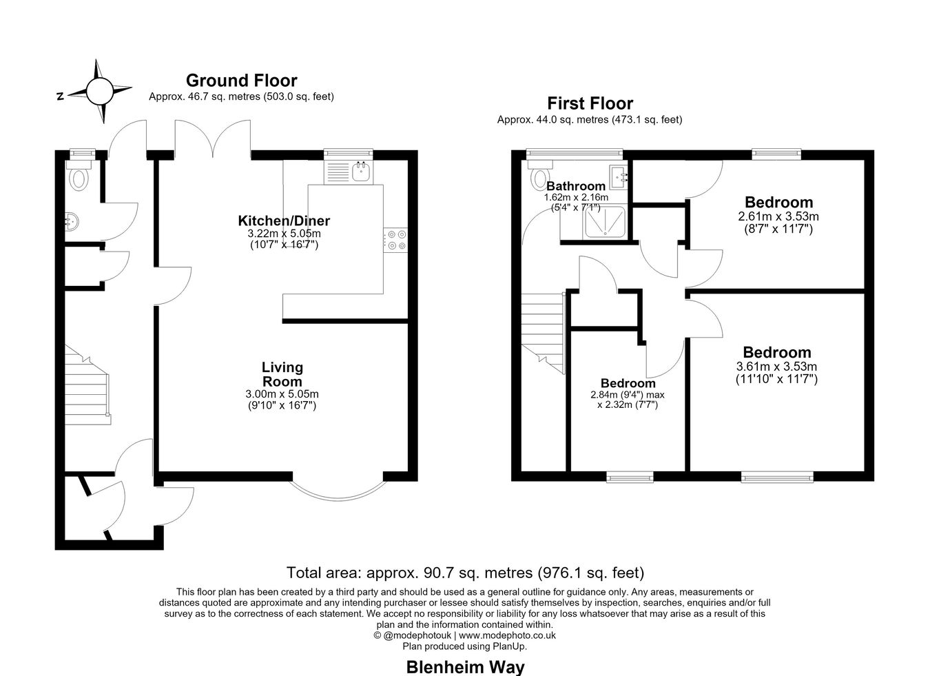 105, Blenheim Way, Stevenage floorplan