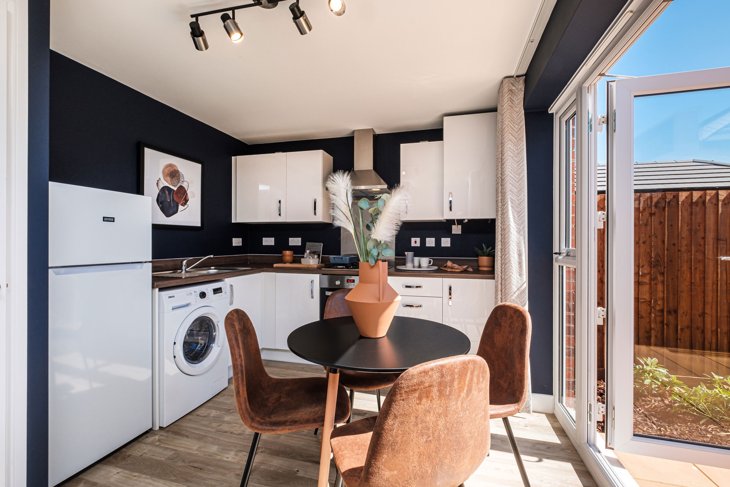 Property 2 of 10. Interior View The Kitchen &amp; Dining Room In Our 2 Bed Roseberry Home