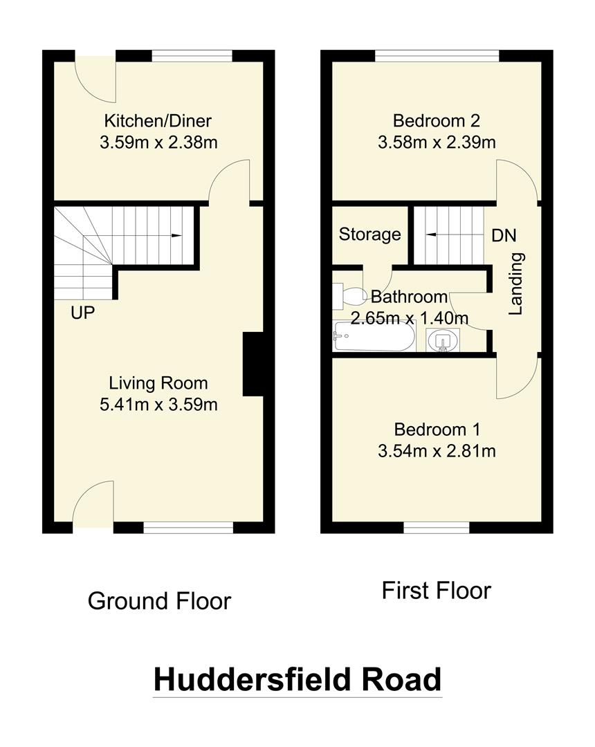 Huddersfield Road, Batley floorplan
