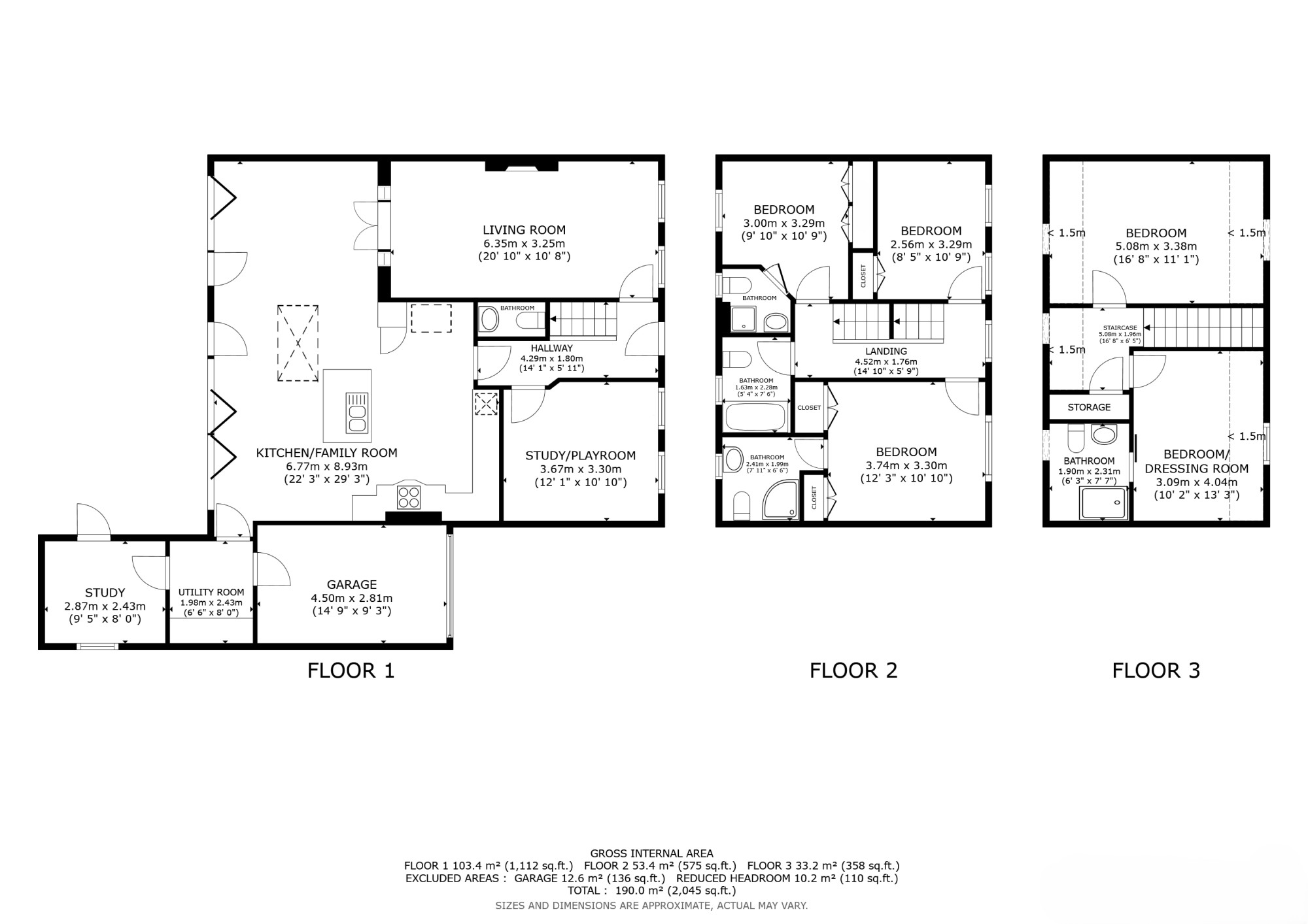103, Sweet Bay Crescent, Ashford floorplan