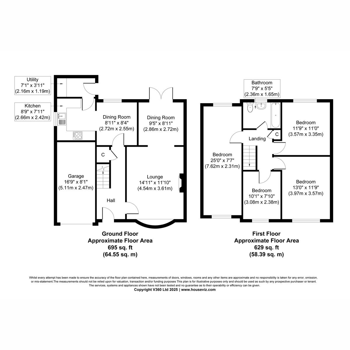 20, Harvey Close, Doncaster floorplan