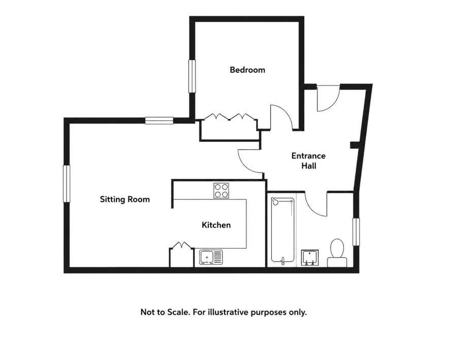 Flat 3, 44 Market Place, Brackley floorplan