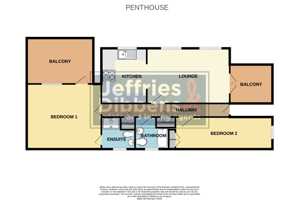 Penthouse, 25, Cray House, Gosport floorplan
