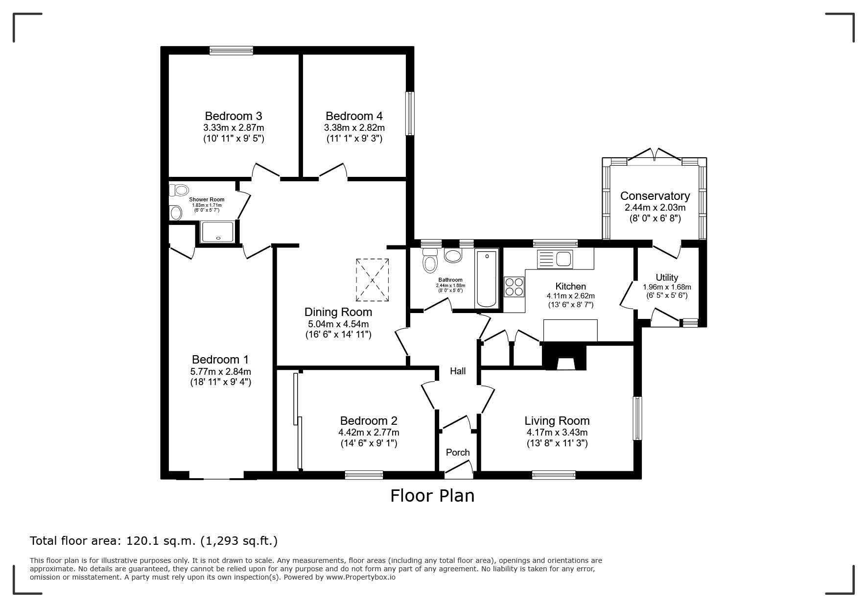 23, Fewcott Road, Bicester floorplan