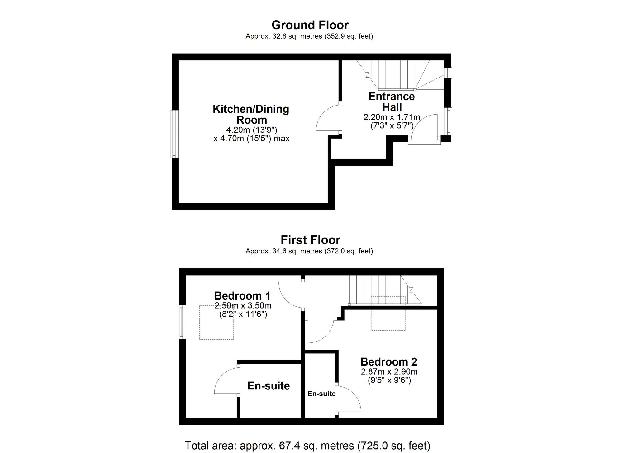 Flat 7, 1 North Road, Holsworthy floorplan
