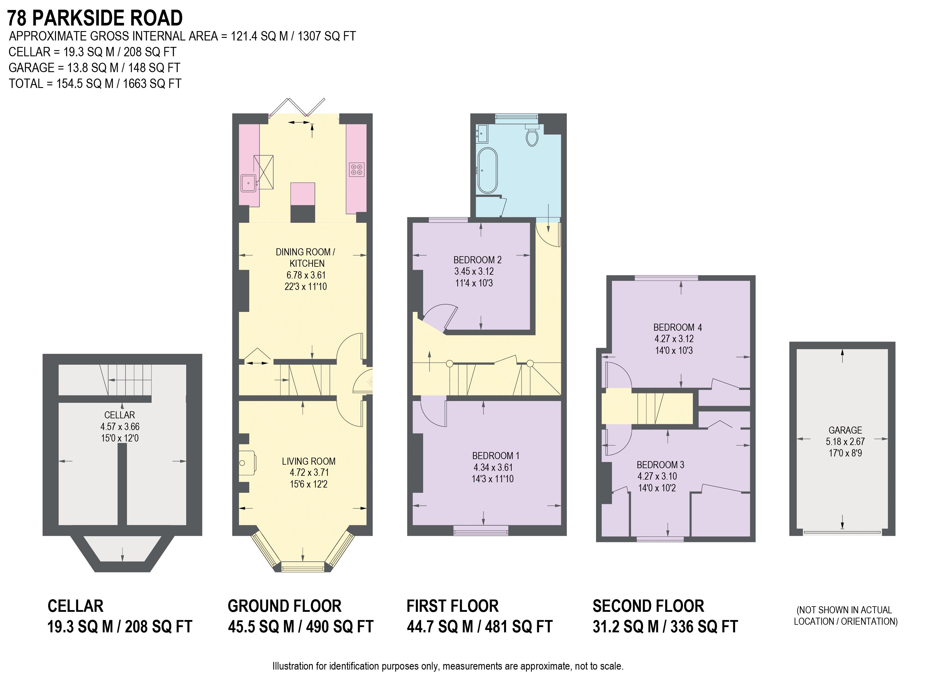 4 Bedrooms Terraced house for sale in Parkside Road, Hillsborough, Sheffield S6