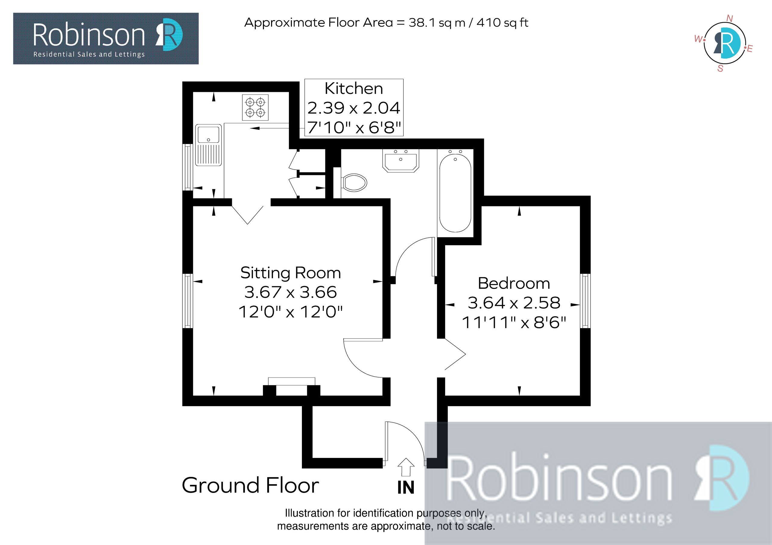 Flat 1, Maidenhead floorplan