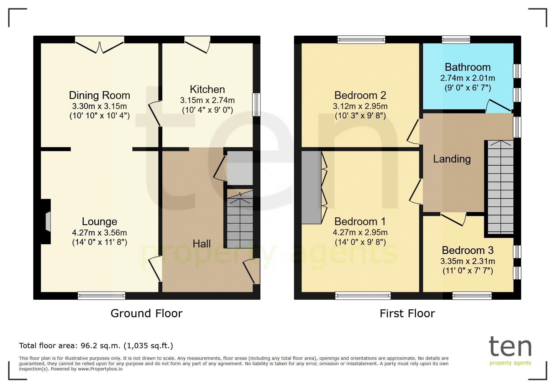 25, Park Drive, St. Neots floorplan