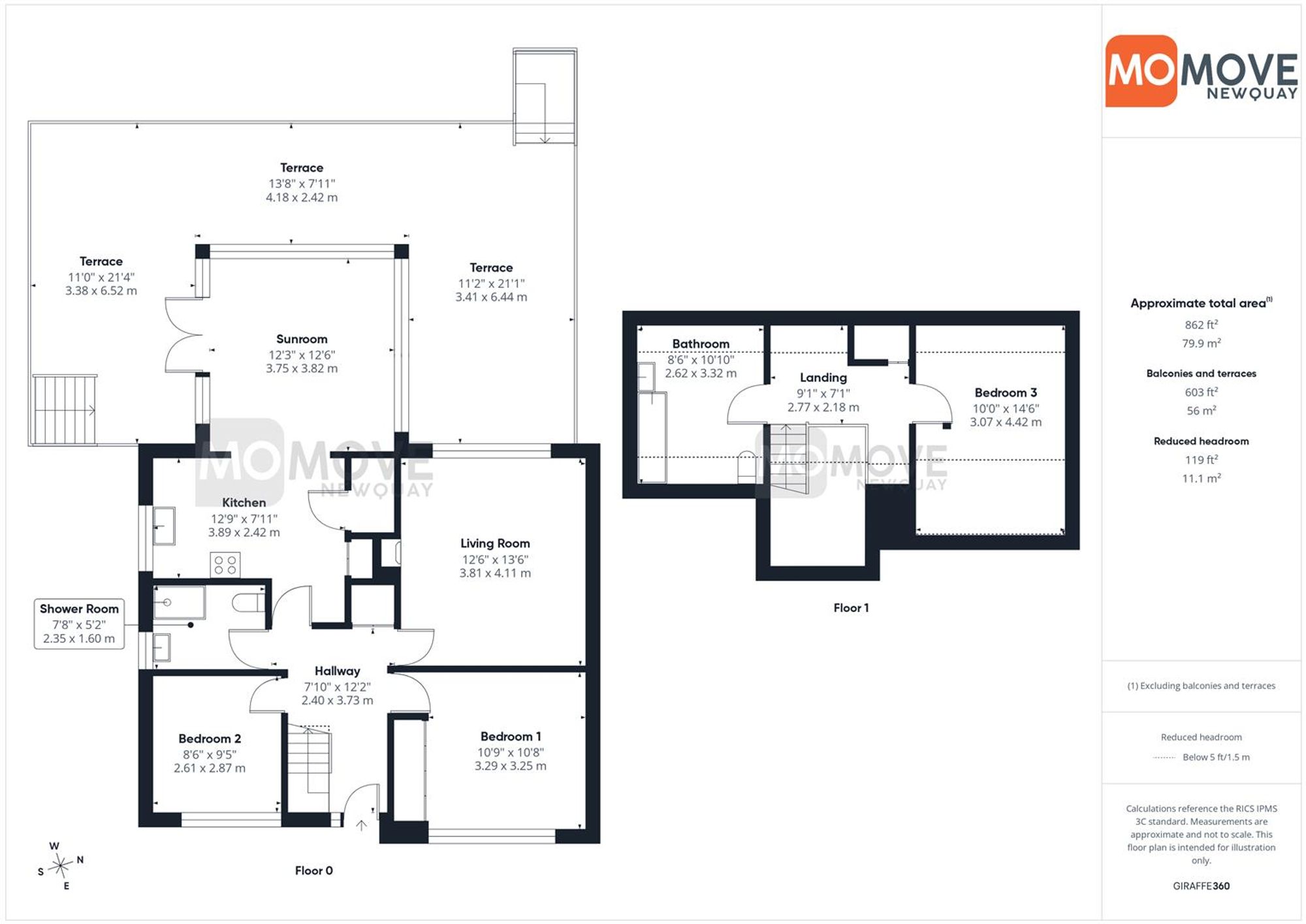 46, Penhallow Road, Newquay floorplan