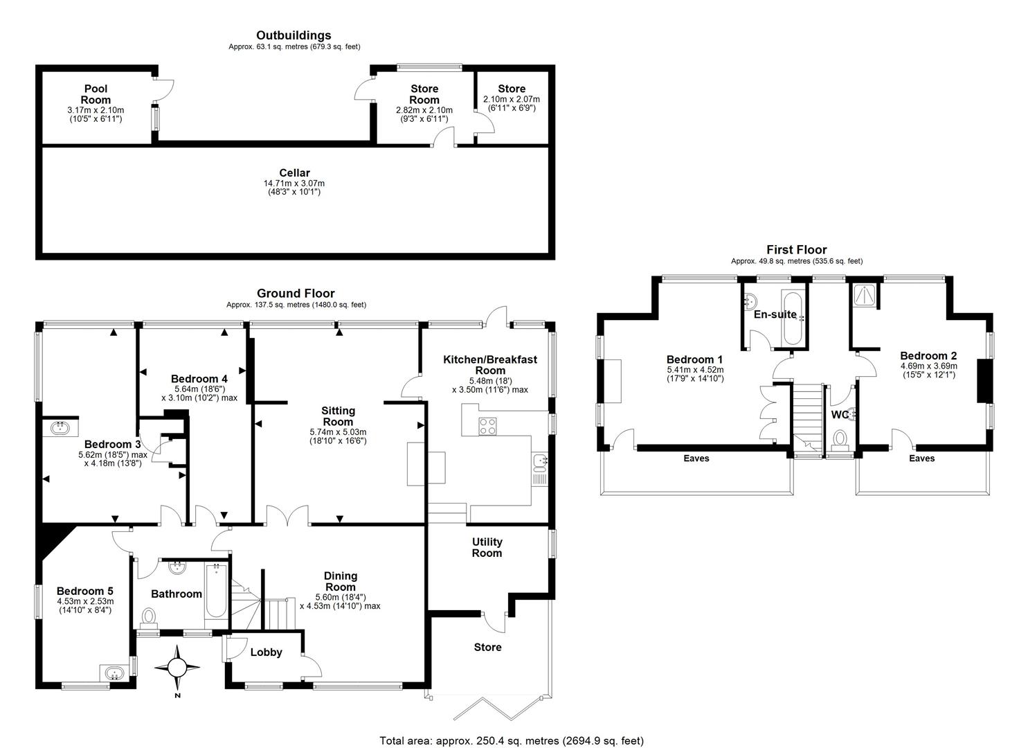 Briar Cottage, Overseas Estate, Stoke Fleming floorplan