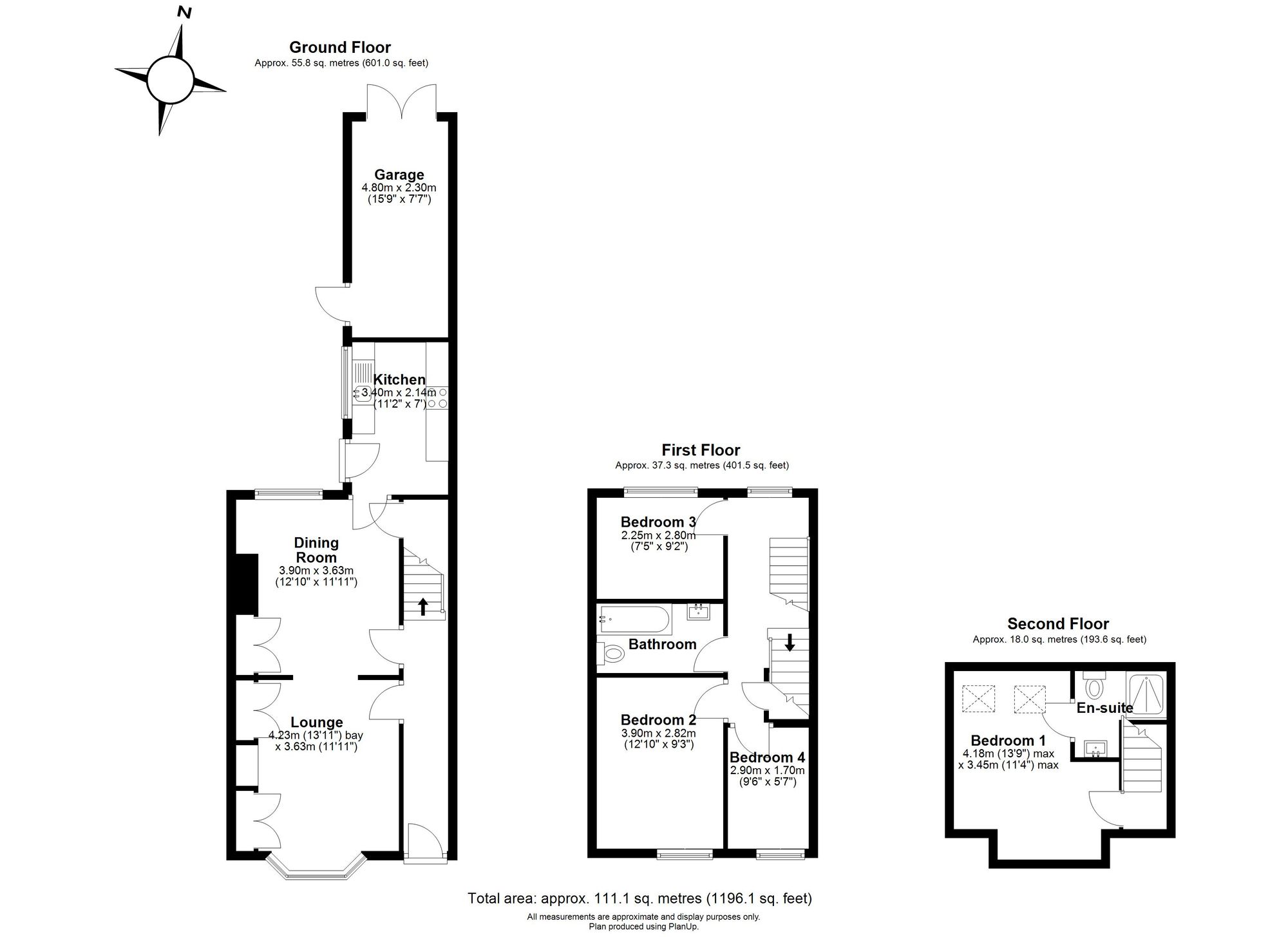 32 Chatsworth Place, Harrogate floorplan