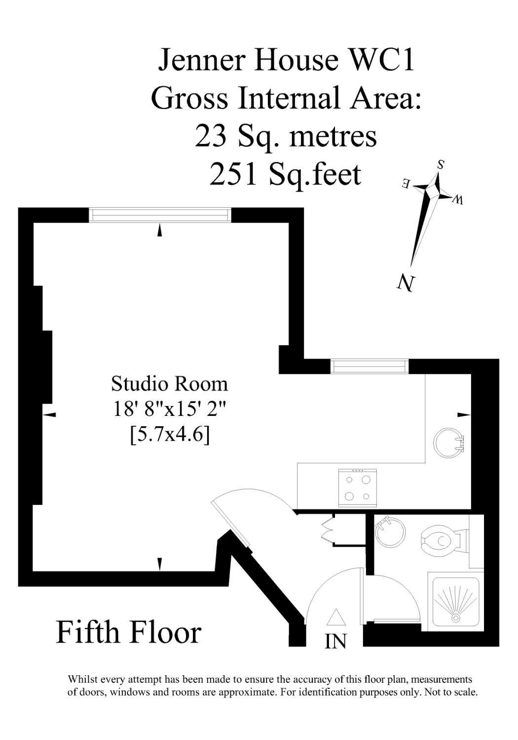 0 Bedrooms Studio to rent in Jenner House, Hunter Street, London WC1N