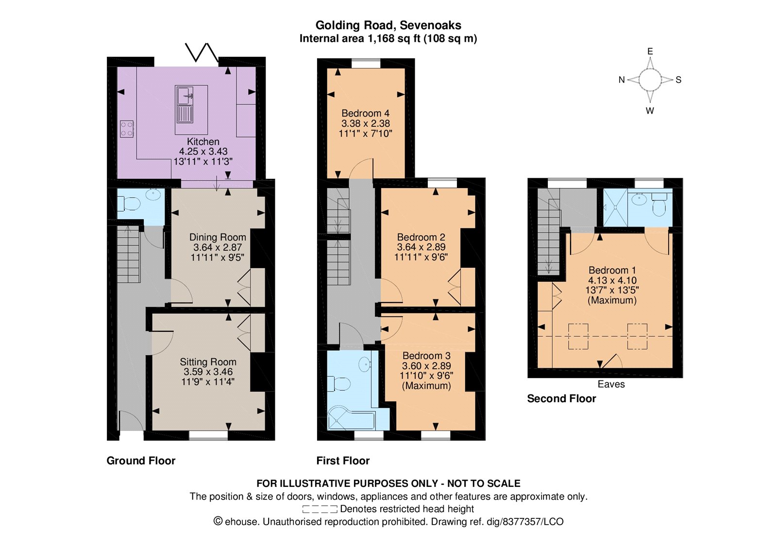 4 Bedrooms End terrace house for sale in Golding Road, Sevenoaks, Kent TN13