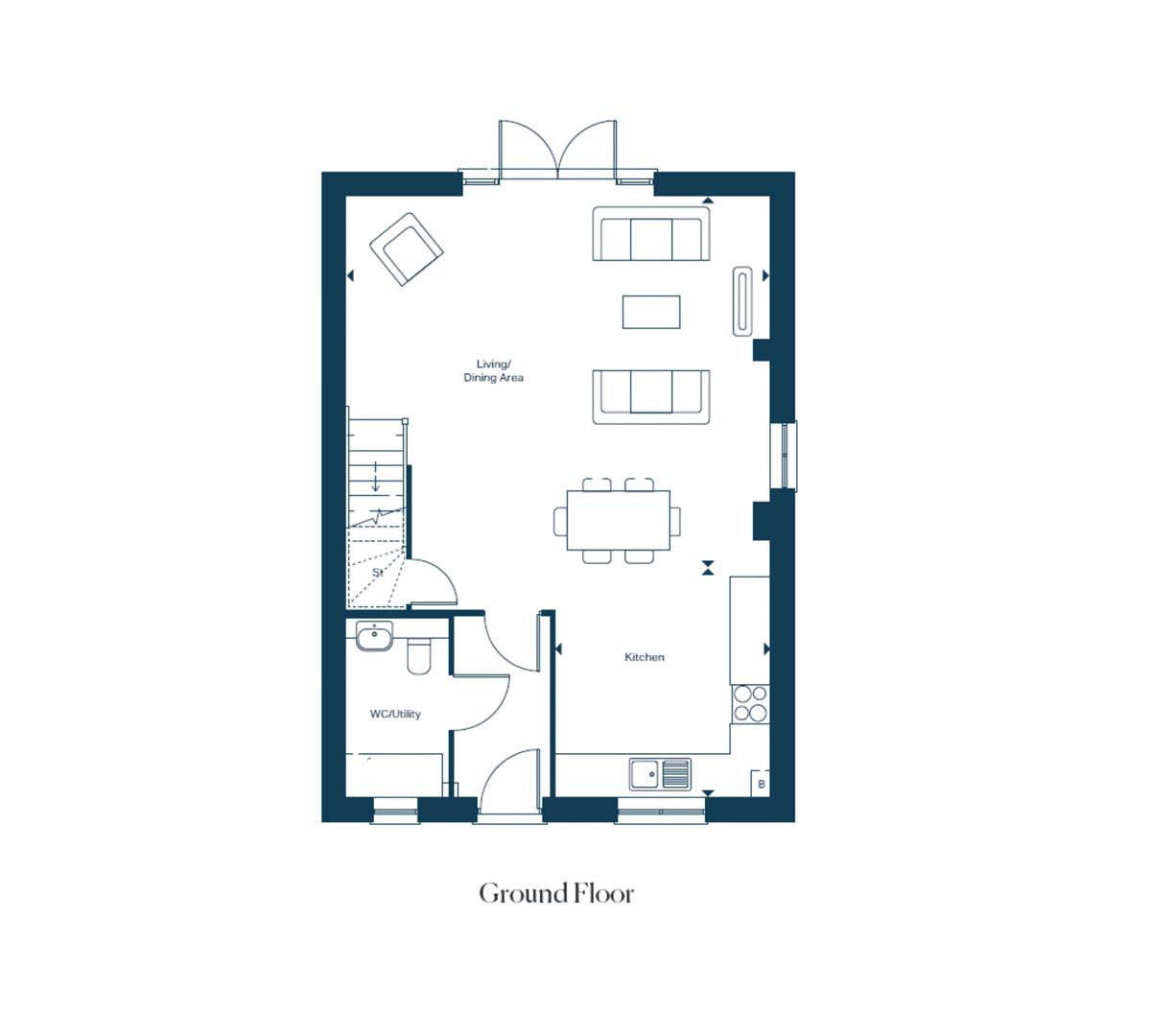 Plot 171, The Hawthorn, Bullockstone Road, Herne Bay floorplan