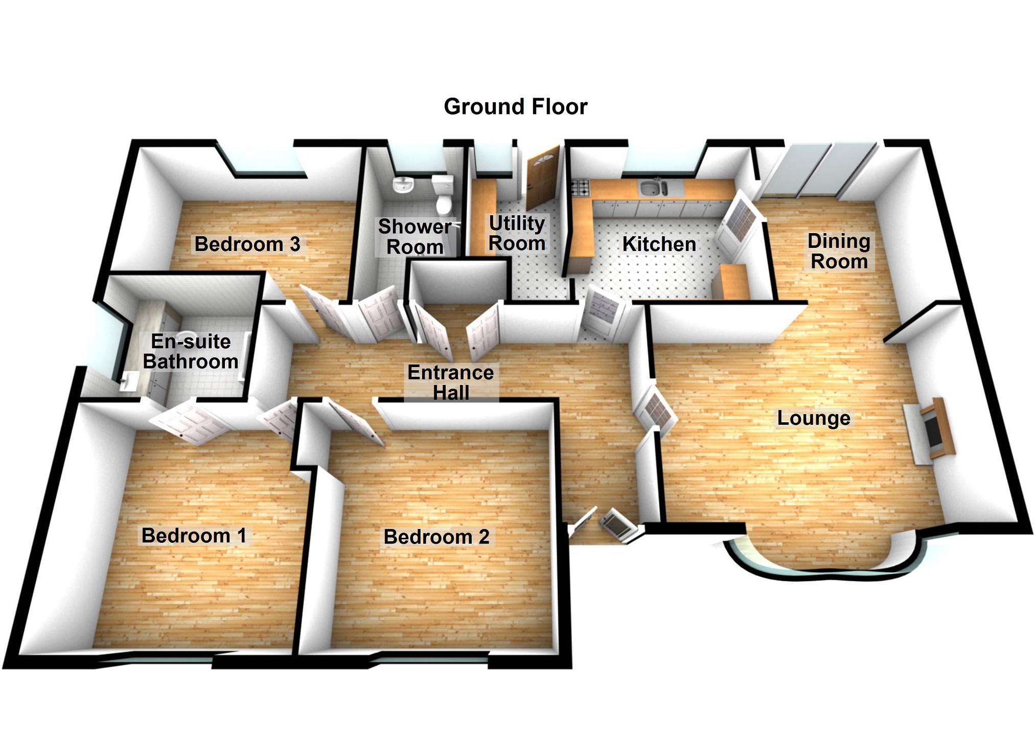 The Bungalow, Felindre, Swansea floorplan